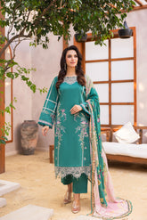 Viscous Embroidered Suit PR-462A