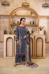 Viscous Embroidered Suit PR-462B