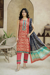 Printed Lawn 3Piece 437-A
