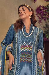 Unstitched Khaddar 3-Piece