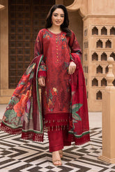 Lawn Embroidered Suit PR-434