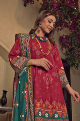 Unstitched Khaddar 3-Piece