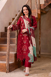 Lawn Embroidered Dress PR-424A