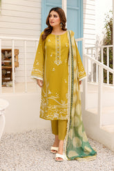 Luxury Dyed Lawn 3PC