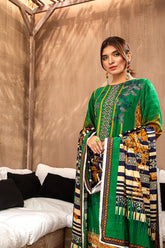 Embroidered Cotail 3-Piece Unstitch 36B