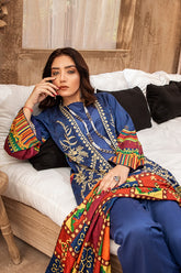 Embroidered Cotail 3-Piece Unstitch 38A