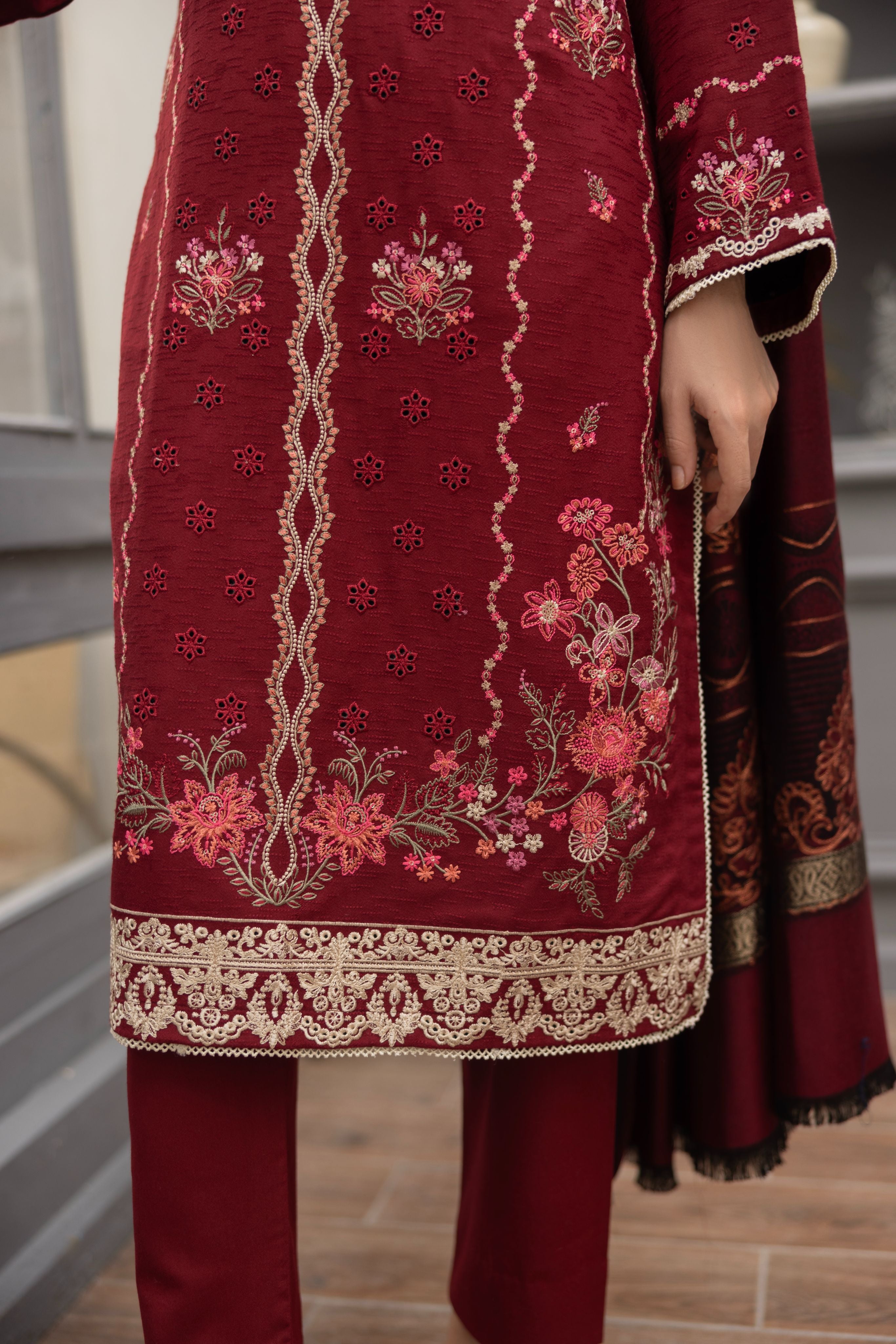 Marina Embroidered Suit PR-471