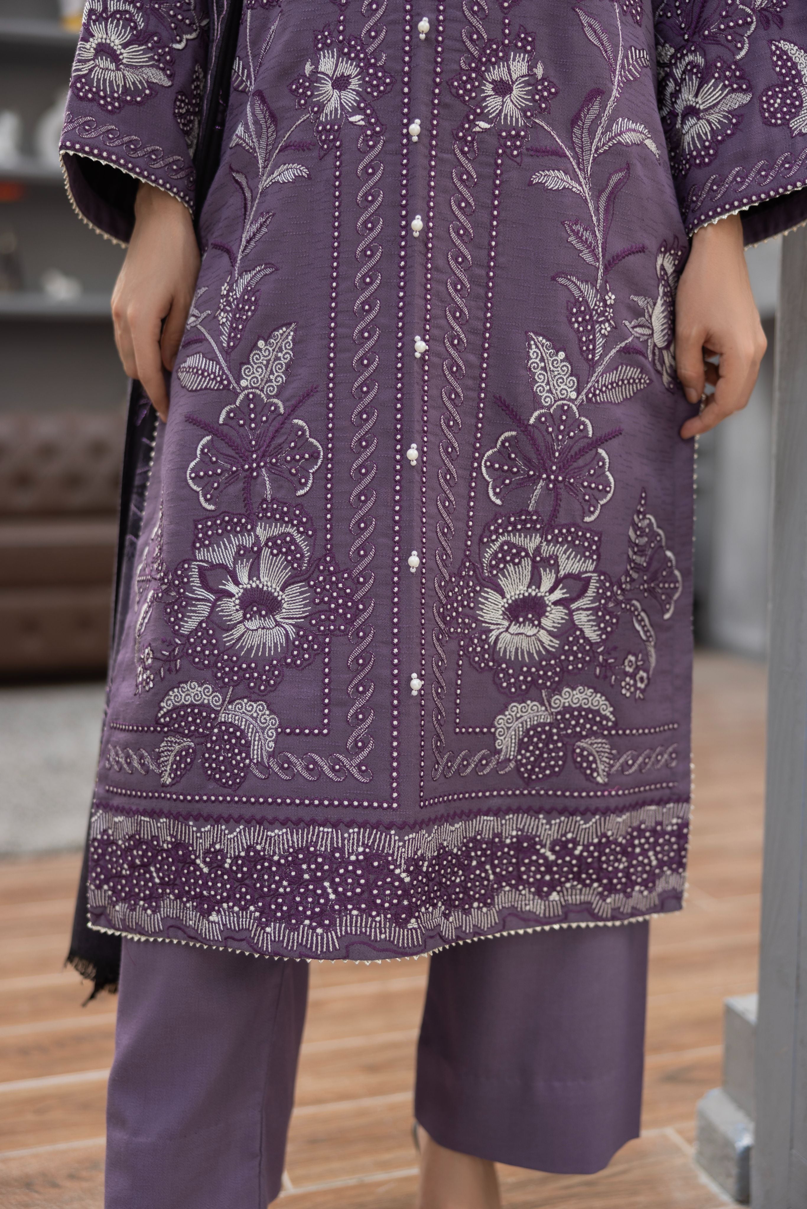Marina Embroidered Suit PR-469