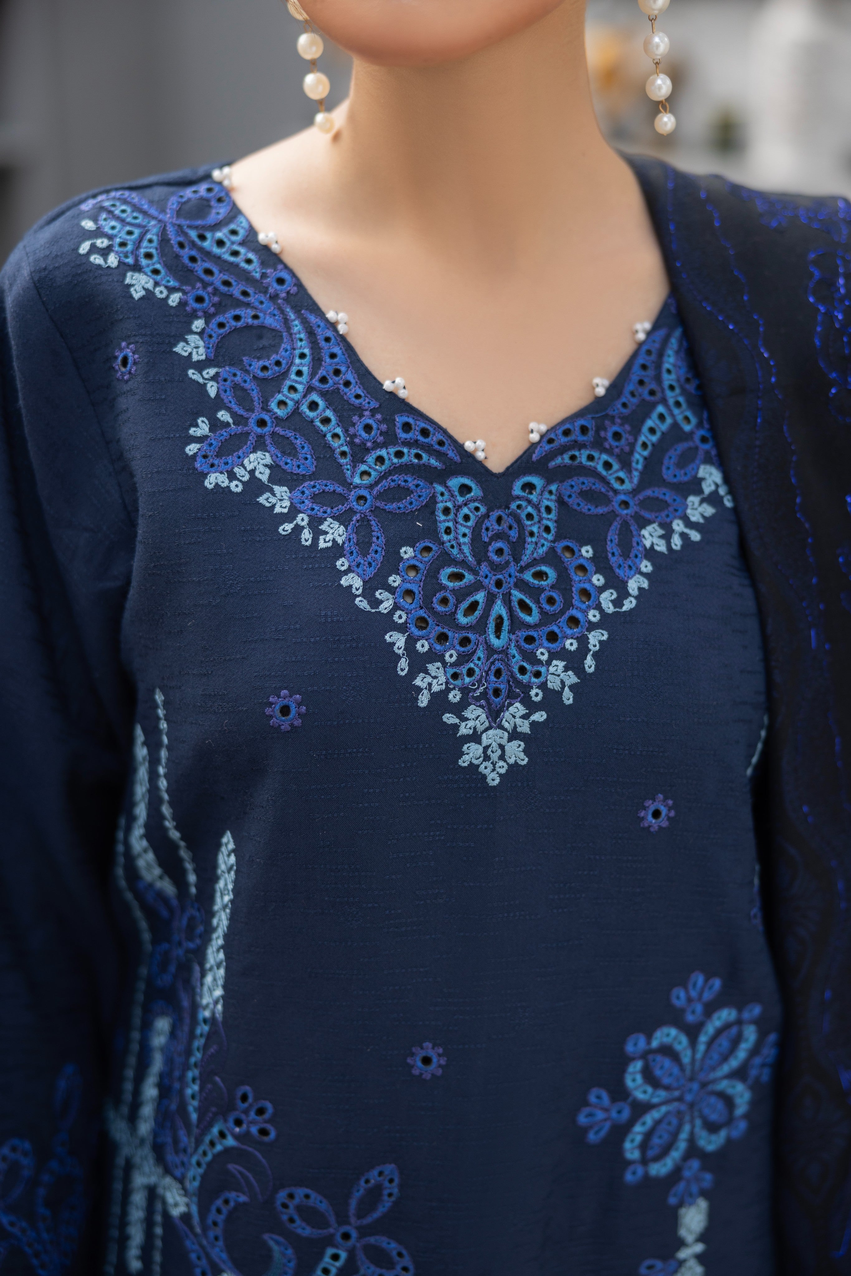 Marina Embroidered Suit PR-470