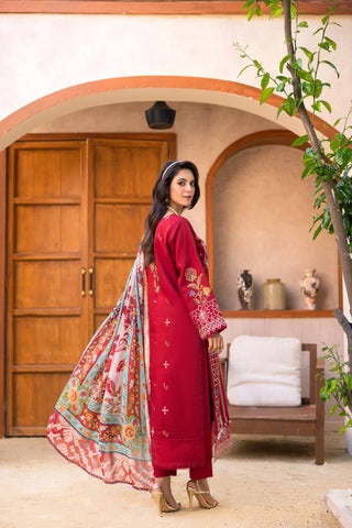 Viscous Embroidered Suit PR-465A