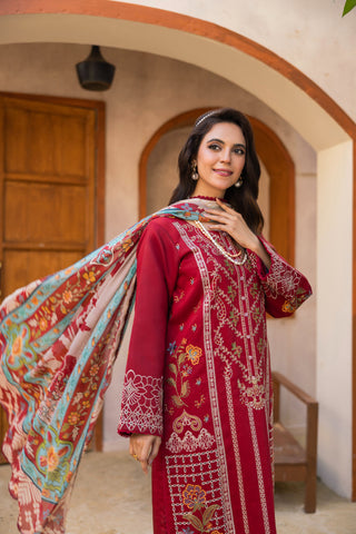 Viscous Embroidered Suit PR-465A