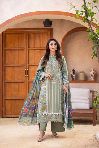 Viscous Embroidered Suit PR-465B