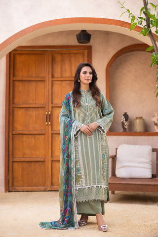Viscous Embroidered Suit PR-465B