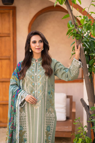 Viscous Embroidered Suit PR-465B