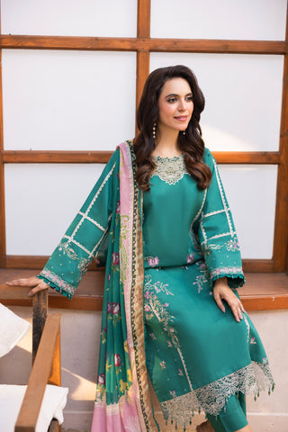 Viscous Embroidered Suit PR-462A