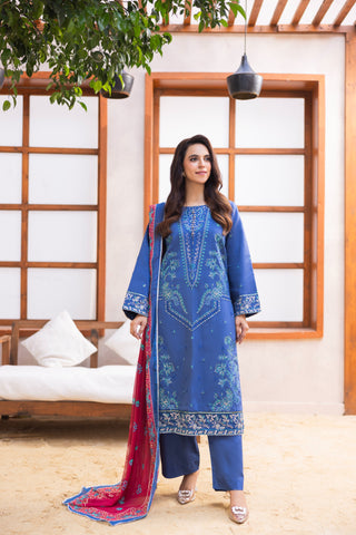 Viscous Embroidered Suit PR-466B