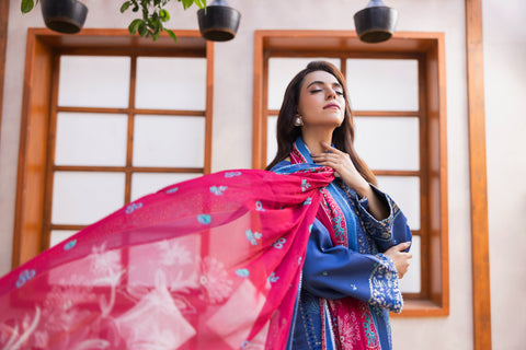 Viscous Embroidered Suit PR-466B
