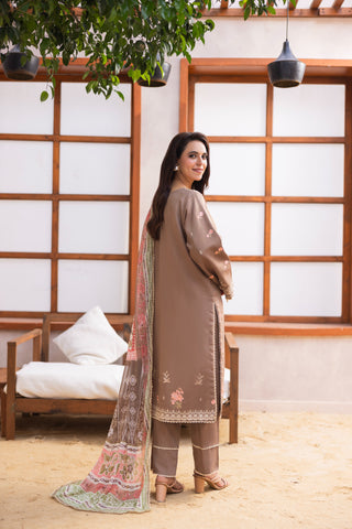 Viscous Embroidered Suit PR-463B