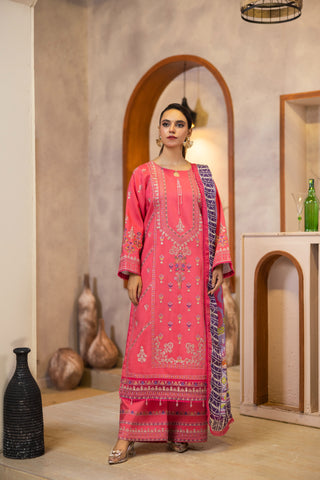 Viscous Embroidered Suit PR-468B