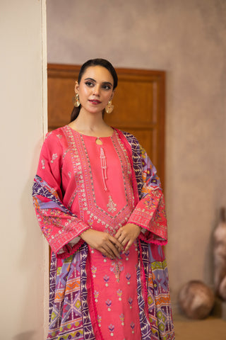 Viscous Embroidered Suit PR-468B