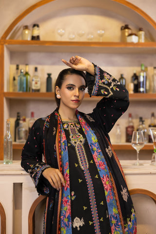 Viscous Embroidered Suit PR-467B