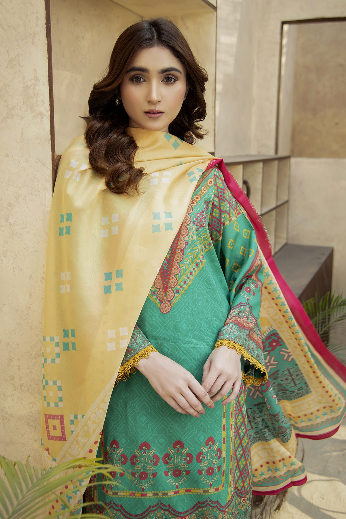Printed Lawn 3Piece 436-A