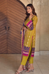 Unstitched Khaddar 3-Piece