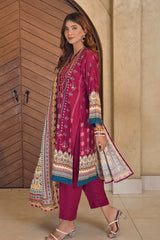 Unstitched Khaddar 3-Piece