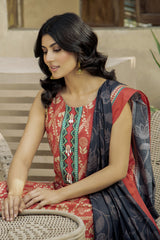 Printed Lawn 3Piece 437-A