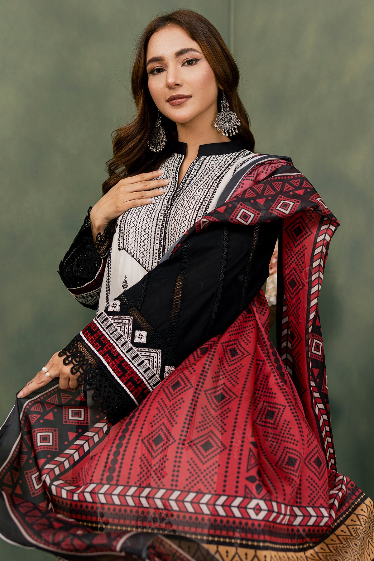 KHAAS Embroidered 3PC PR 362 B