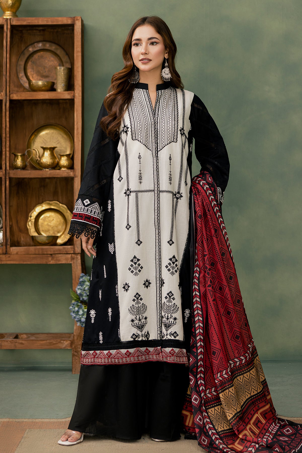 KHAAS Embroidered 3PC PR 362 B