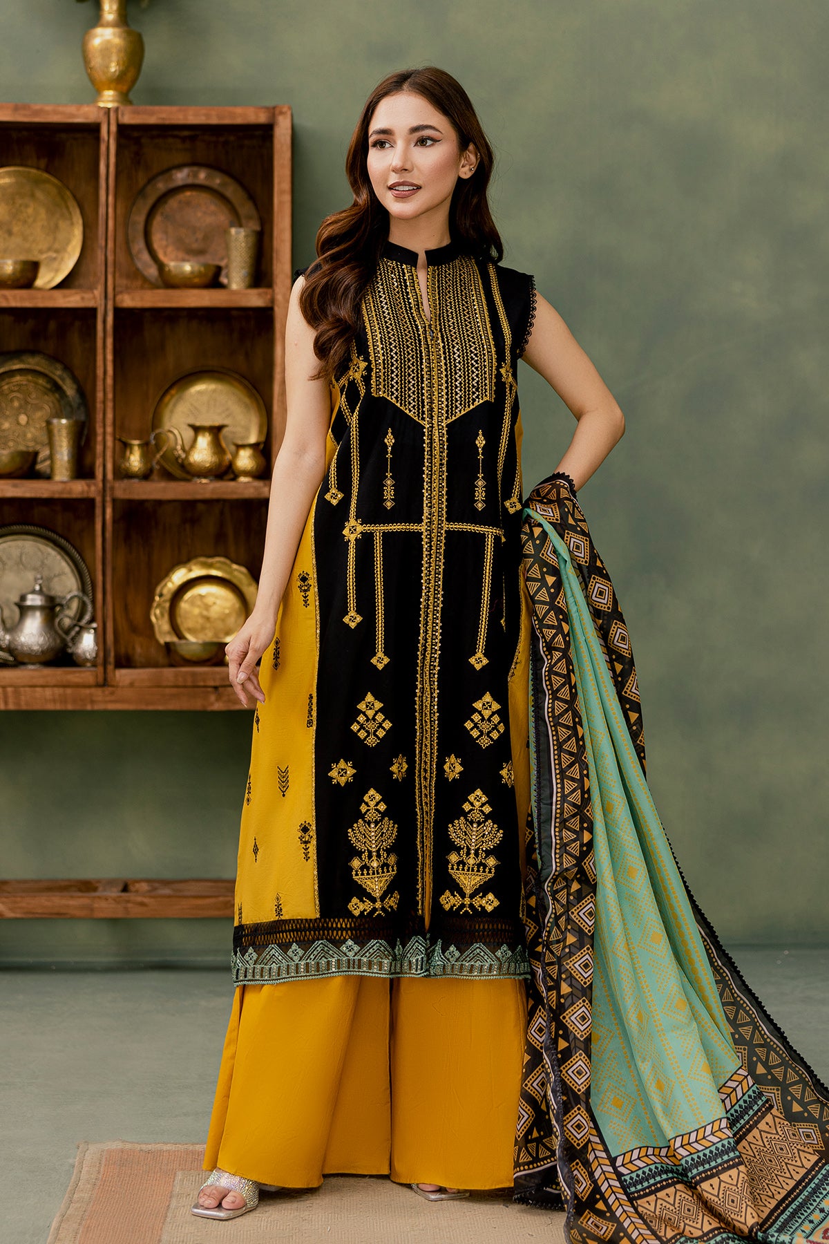 KHAAS Embroidered 3PC PR 362 A