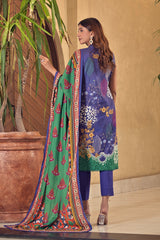 Unstitched Khaddar 3-Piece