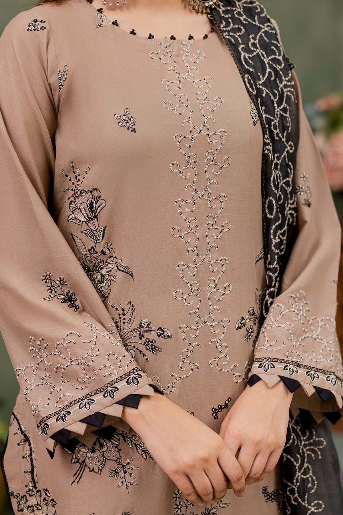 KHAAS Embroidered 3PC PR 358 B