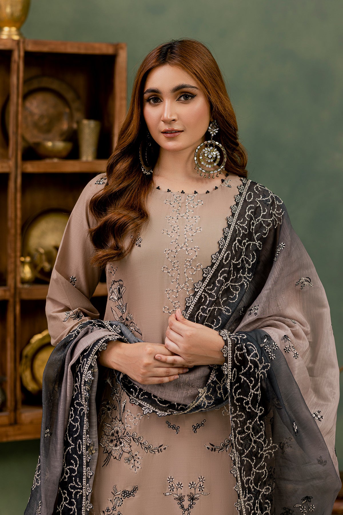 KHAAS Embroidered 3PC PR 358 B