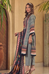 Unstitched Khaddar 3-Piece