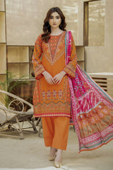 Printed Lawn 3Piece 436-B