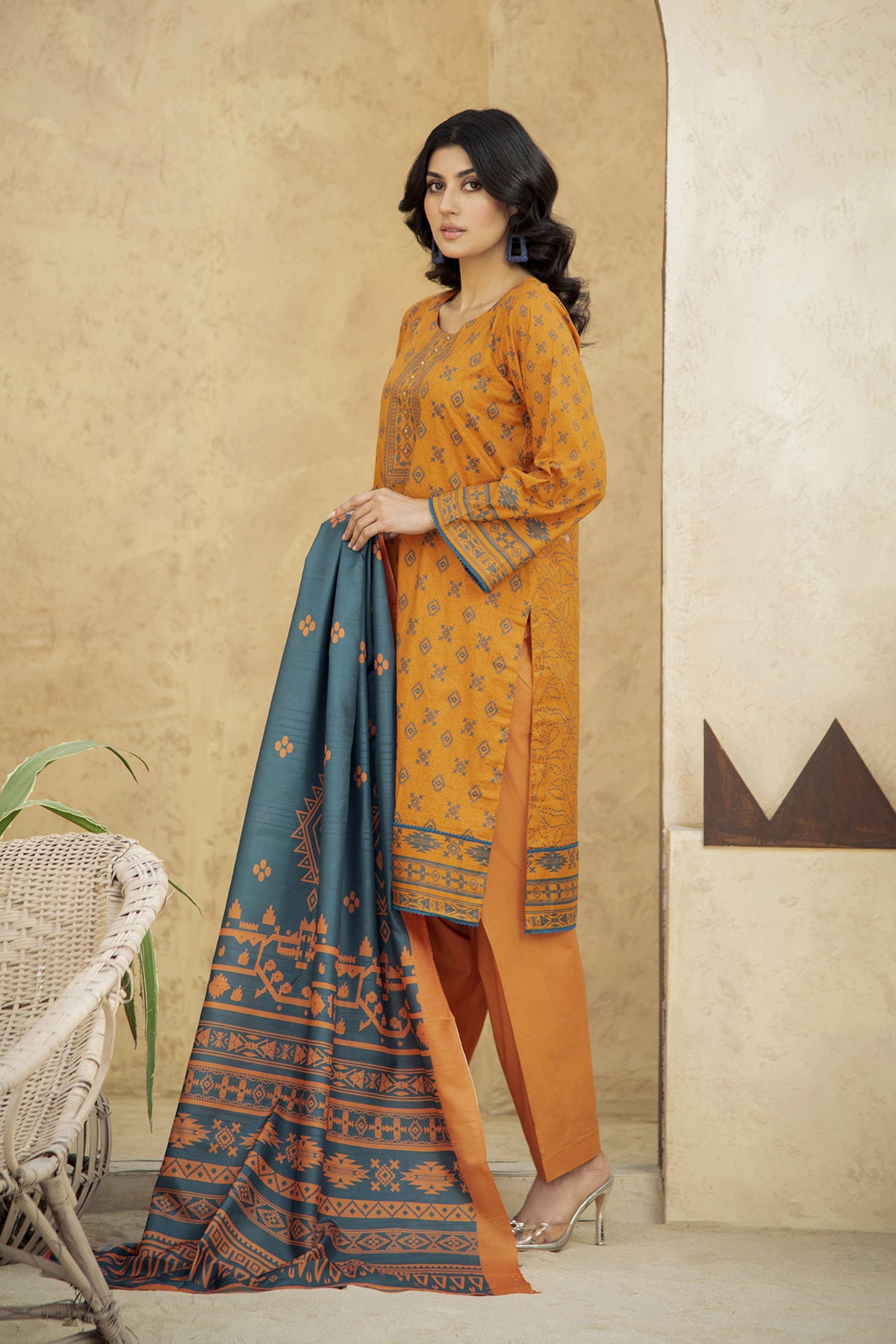 Printed Lawn 3Piece 440-A
