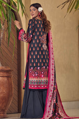 Unstitched Khaddar 3-Piece