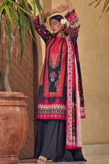 Unstitched Khaddar 3-Piece