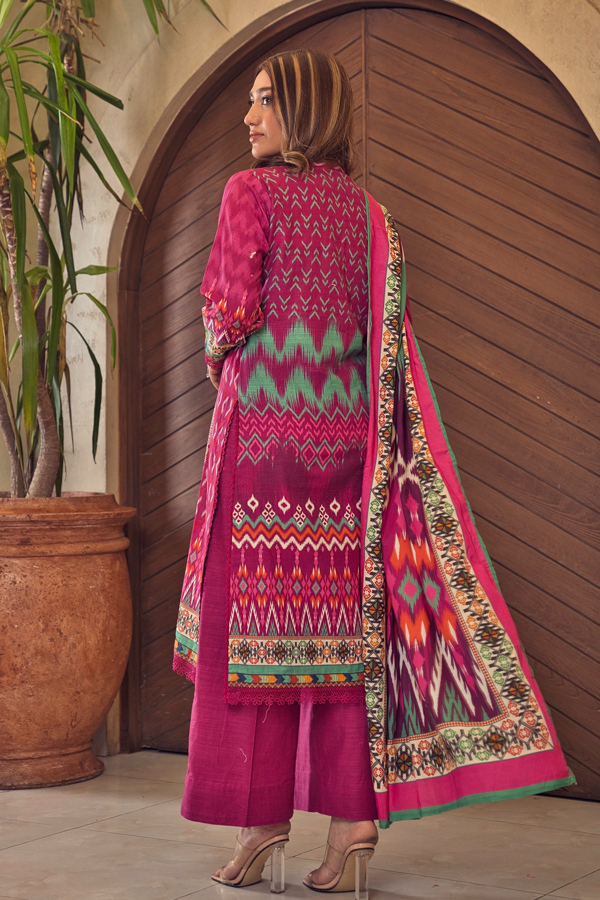 Unstitched Khaddar 3-Piece