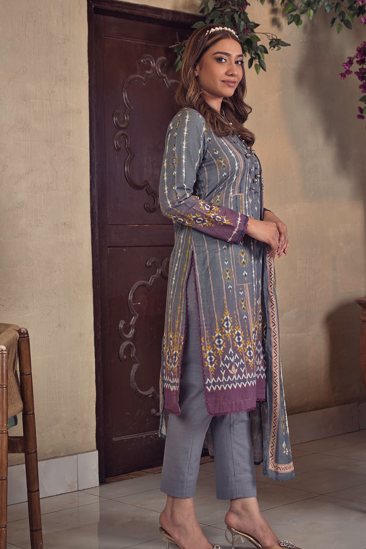 Unstitched Khaddar 3-Piece