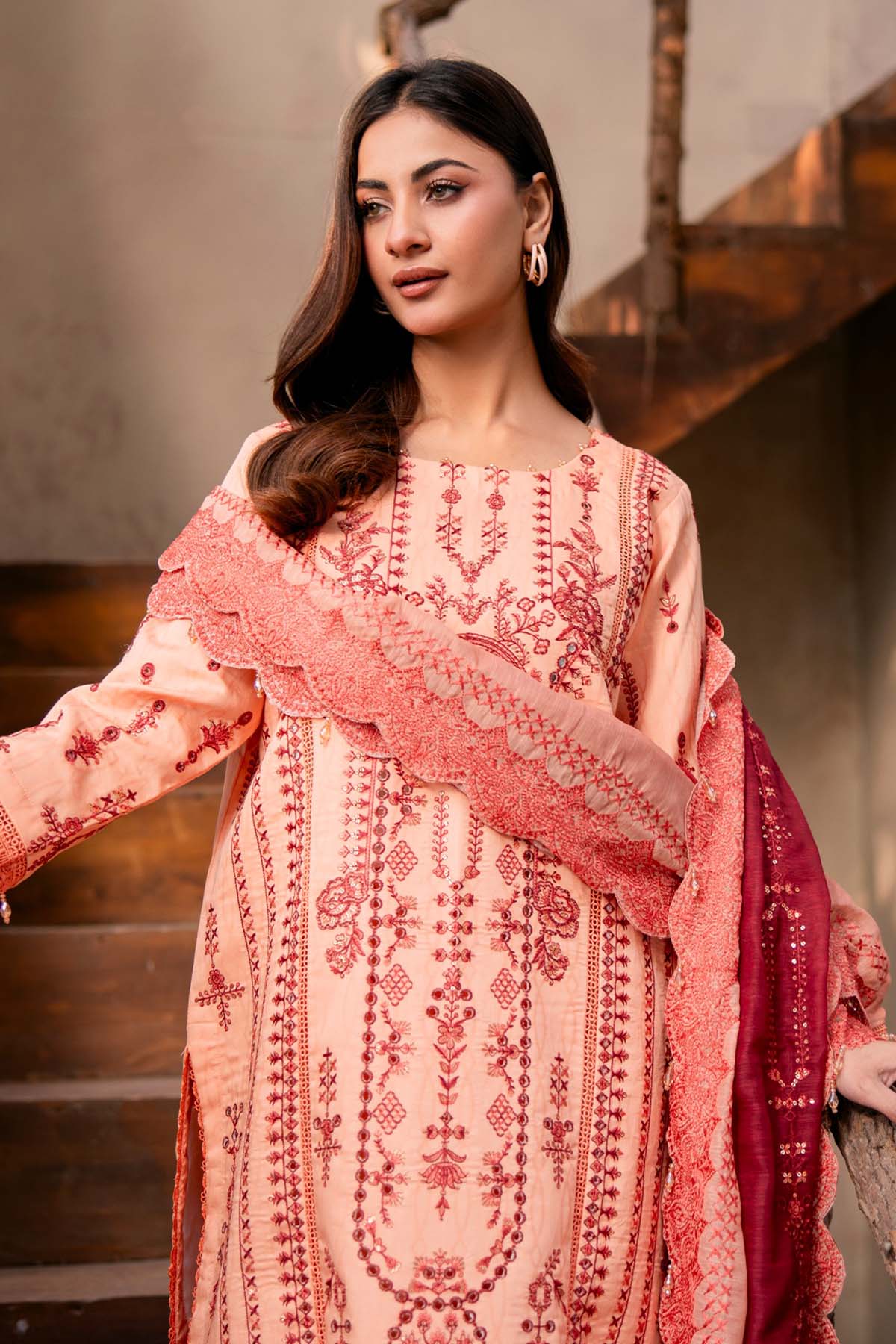 Lawn Embroidered Dress PR-421B