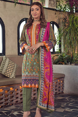 Unstitched Khaddar 3-Piece