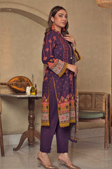 Unstitched Khaddar 3-Piece