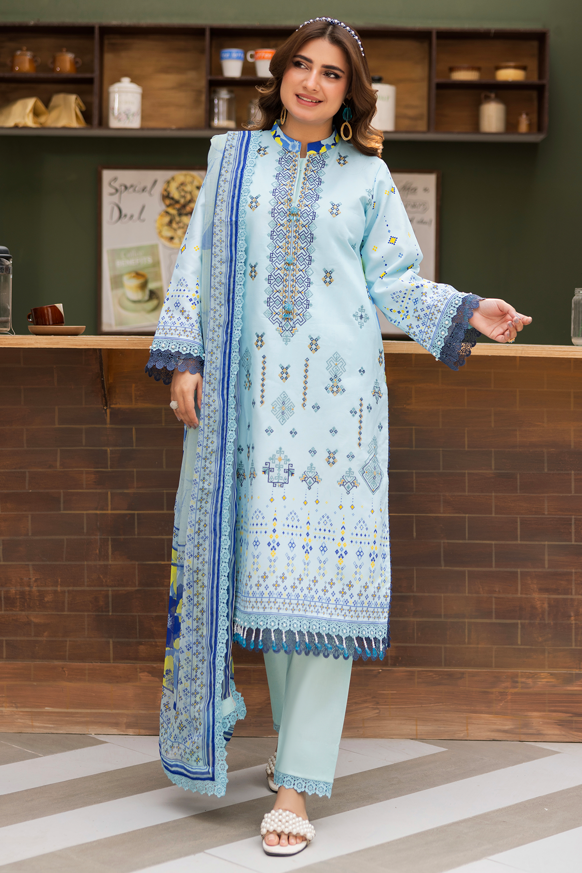 AIZA ANAYA Lawn Embroidered PR-552