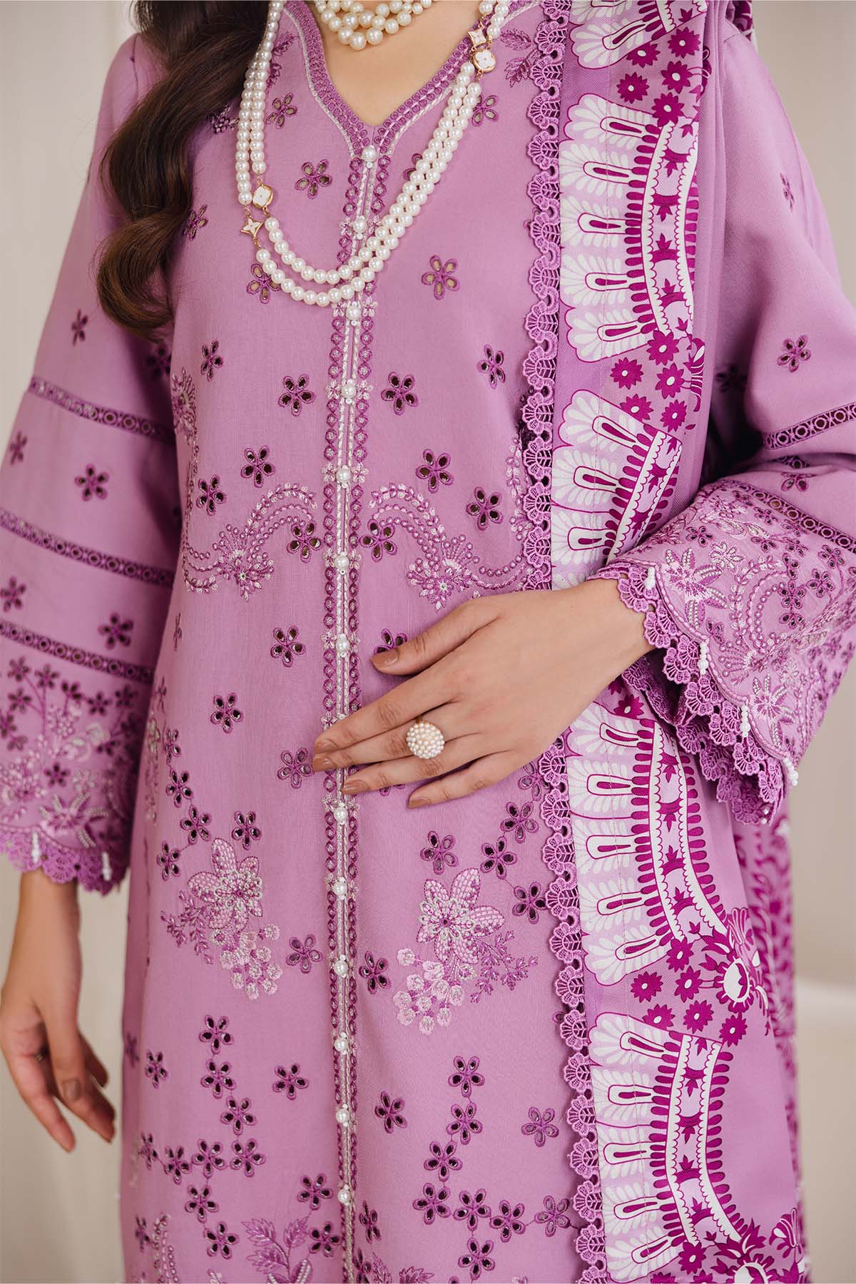 Cotray Embroidered 3Piece 597-A
