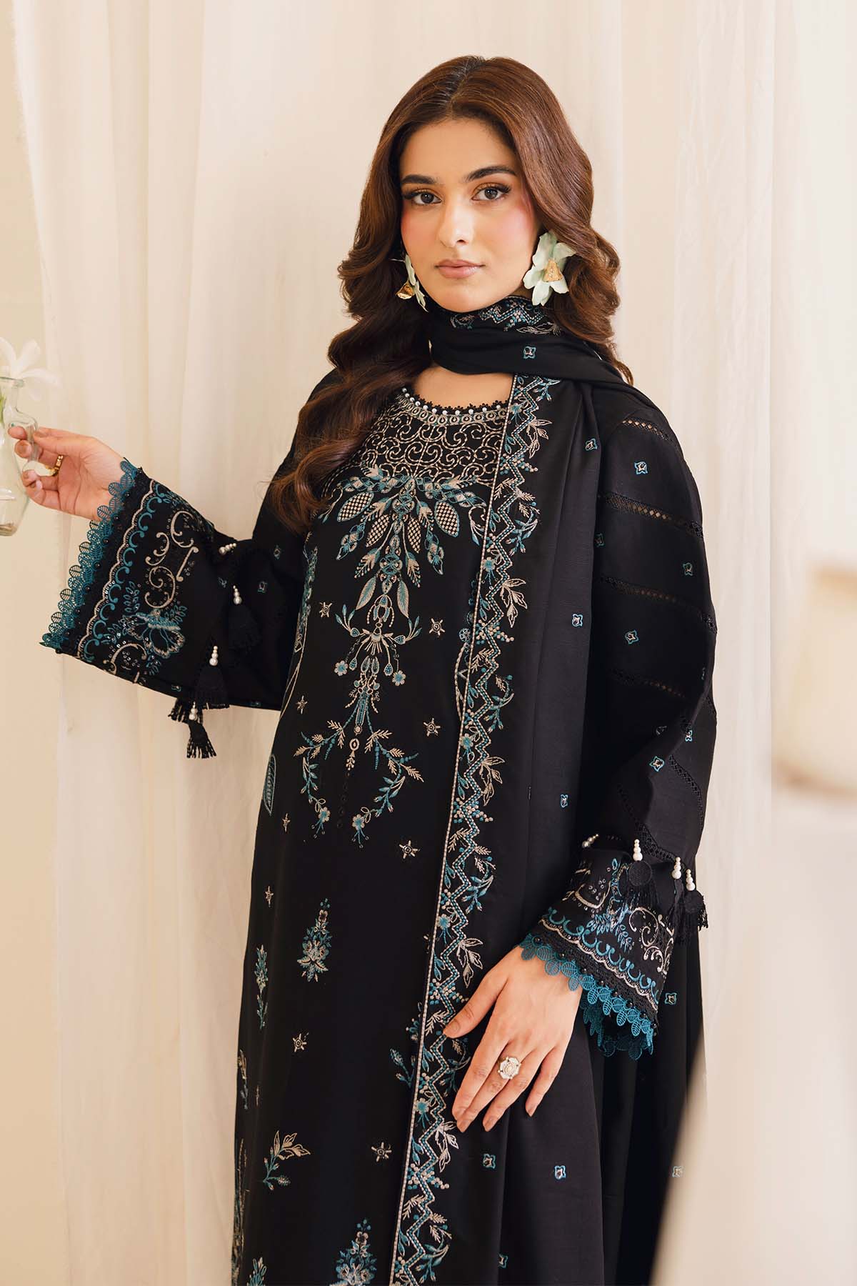 Cotray Embroidered 3Piece 596-B
