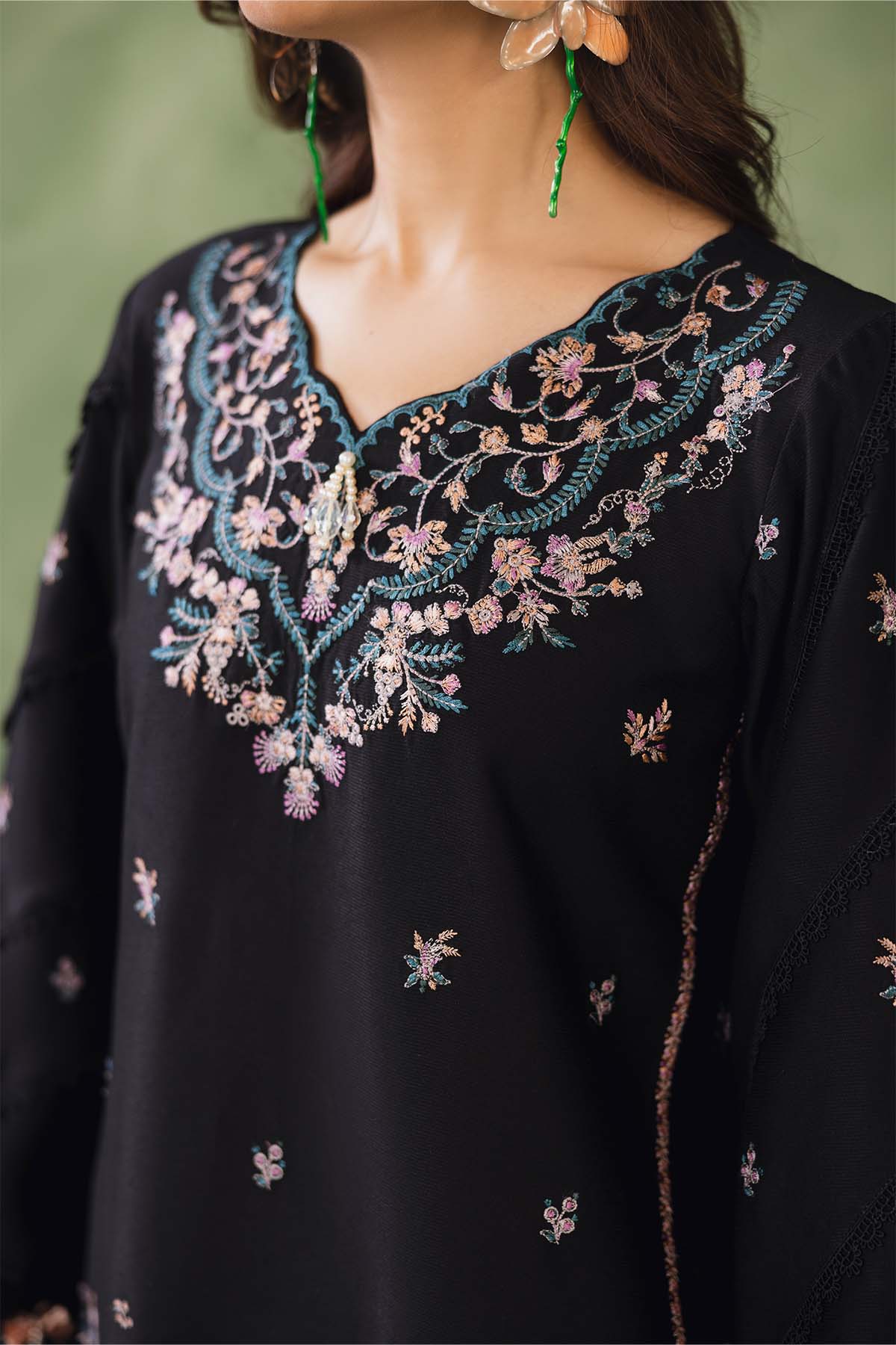Cotray Embroidered 3Piece 592-B