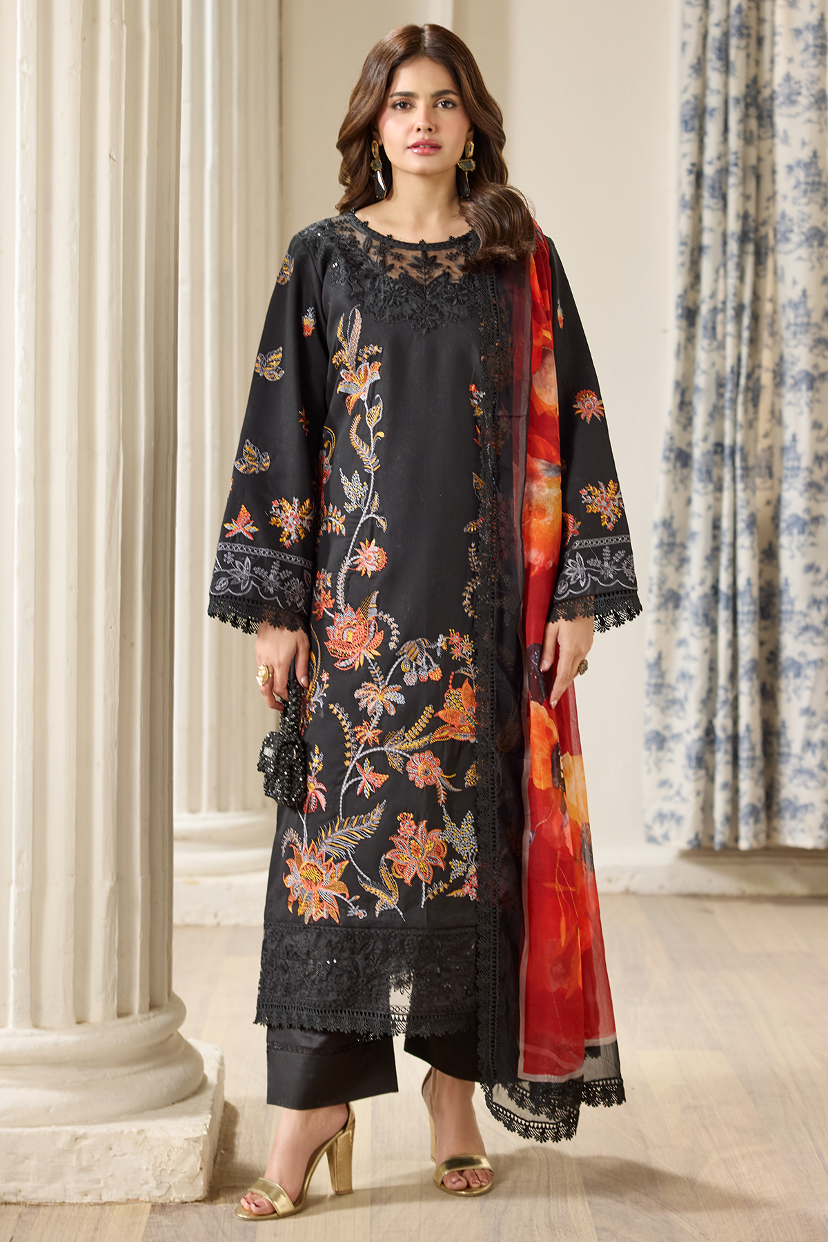 Swiss Dyed Embroidered PR-524